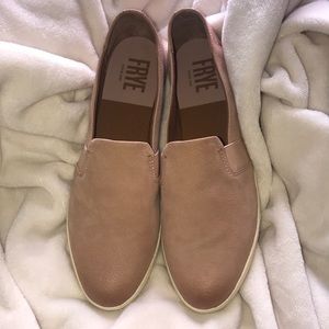 BNWOT Frye slip-on sneakers in dusty rose size 10